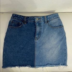 Denim skirt